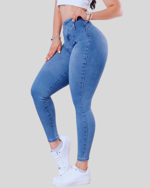 Jeans Efecto Push Up levanta Glúteos