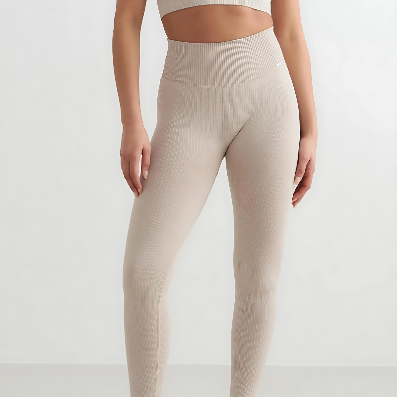 Leggins Acanalados Control de Abdomen y Cintura Alta (OFERTA 2X1 GRATIS)